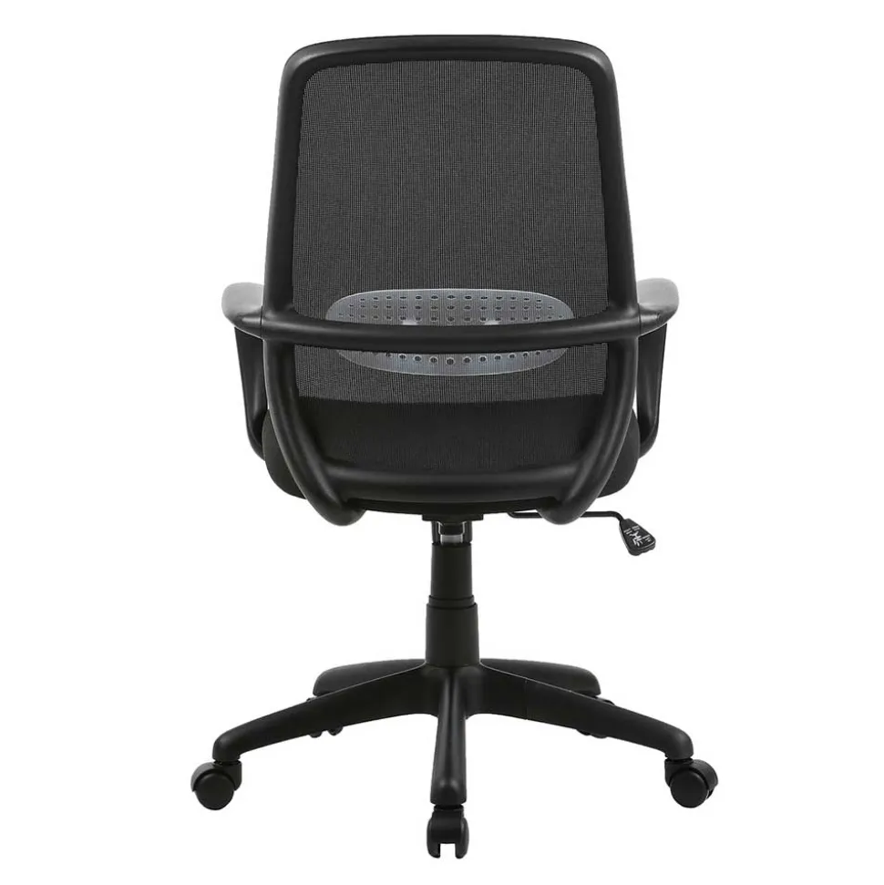 Schreibtisch PC Drehstuhl in Schwarz - Naresh