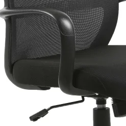 Schreibtisch PC Drehstuhl in Schwarz - Naresh