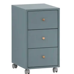 Schreibtisch Rollcontainer in Petrol - Baiamare