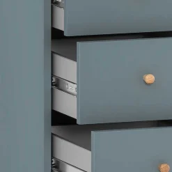 Schreibtisch Rollcontainer in Petrol - Baiamare