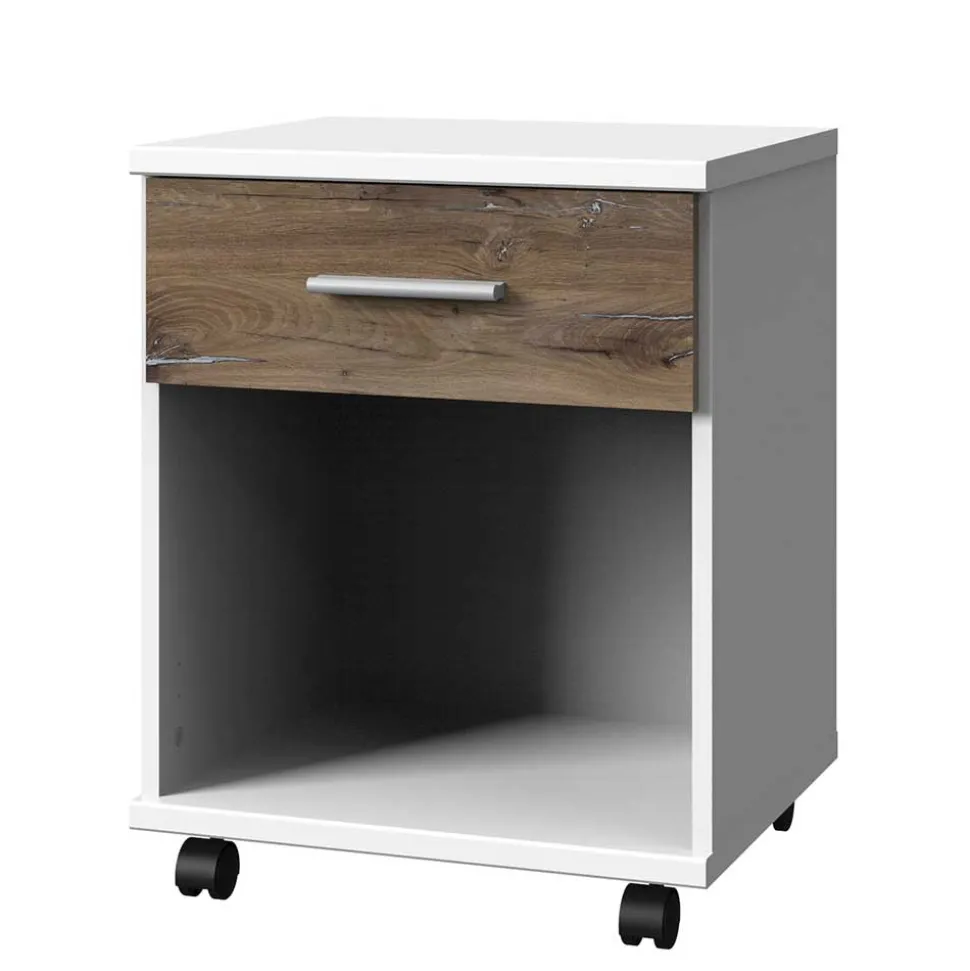 Schreibtisch Rollcontainer mit Schublade & Fach - Liesca