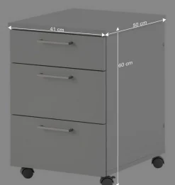 Schreibtisch Winkelkombination Set - Bowsla (dreiteilig)