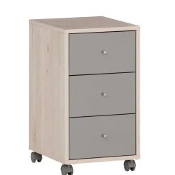 Schreibtisch-Container auf weichen Kunststoffrollen - Lakes