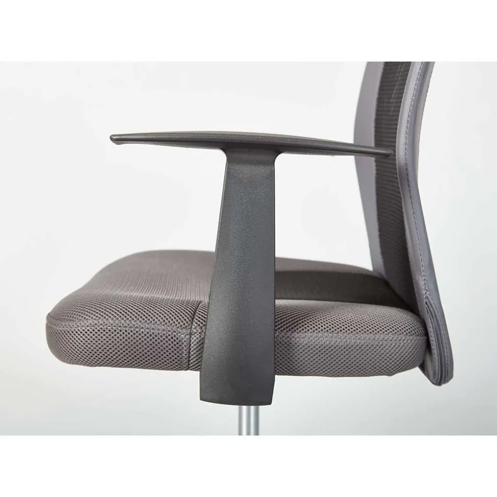 Schreibtischstuhl aus Kunstleder & Mesh - Neluna