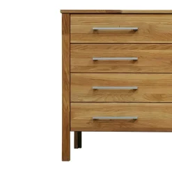 Schubkastenkommode Azalao aus Wildeiche Massivholz