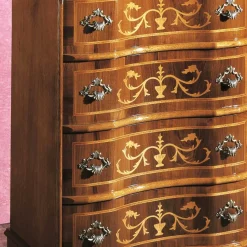 Schubladen Kommode mit Bodenfreiheit Agosto in Nussbaum