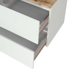 Schubladen Waschkonsole mit Aufsatz-Becken - Misbonas