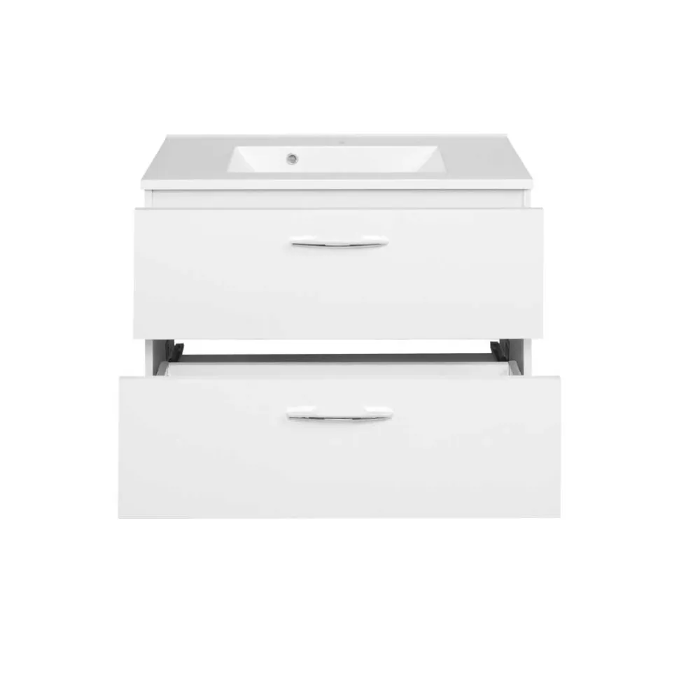 Schubladen Waschtisch in Weiß - Lartemo