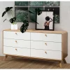 6-Schubladen-Kommode im Scandi Chic - Jendren