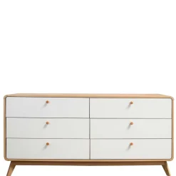 6-Schubladen-Kommode im Scandi Chic - Jendren