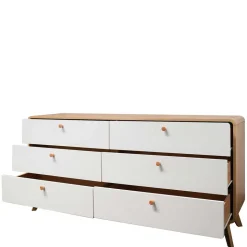 6-Schubladen-Kommode im Scandi Chic - Jendren