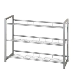 Schuhaufbewahrung Xenia in Alufarben