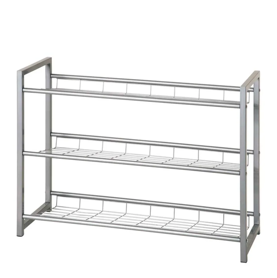 Schuhaufbewahrung Xenia in Alufarben