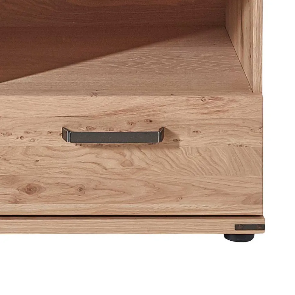 Schuhbank in Wildeiche & Graubraun - Konvava