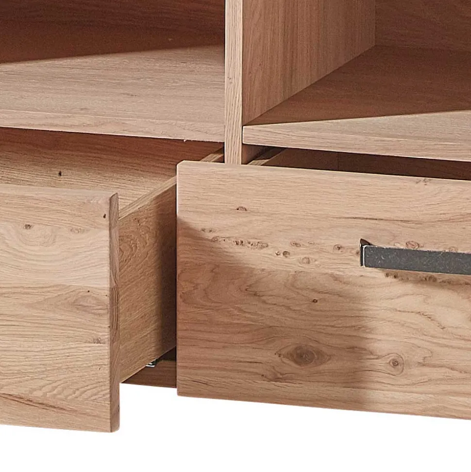 Schuhbank in Wildeiche & Graubraun - Konvava