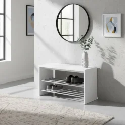 Schuhbank Jayro in Weiß