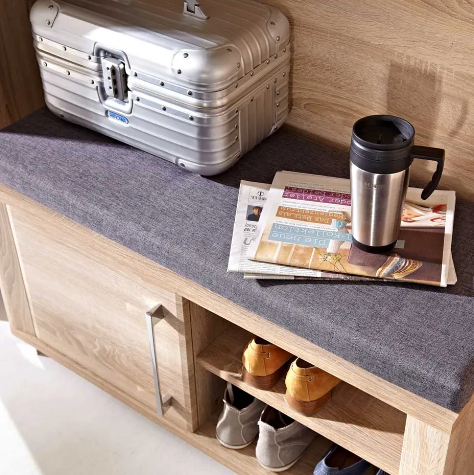 Schuhbank Xesta in Eiche Sonoma