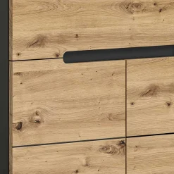 Schuhkommode in Wildeiche mit Grau - Norja