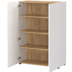 Schuhkommode und Wandspiegel Set - Cooking (zweiteilig)