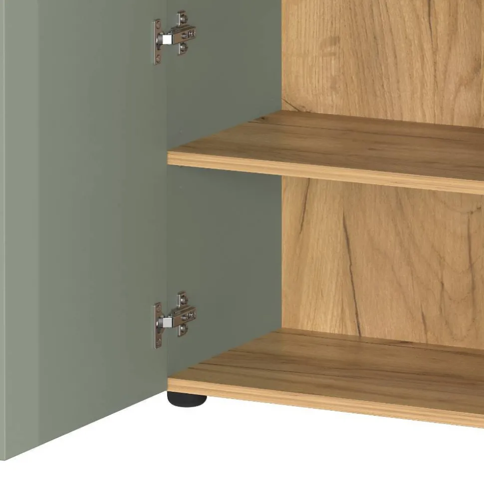 Schuhkommode und Wandspiegel Set - Bien (zweiteilig)