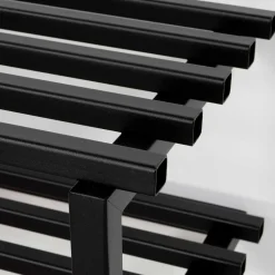 Schuhregal in Schwarz - pulverbeschichteter Stahl - Sanjo