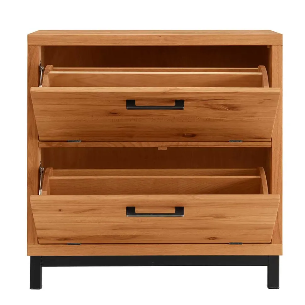 Schuhschrank aus Kernbuche & Eisen - Dimphi