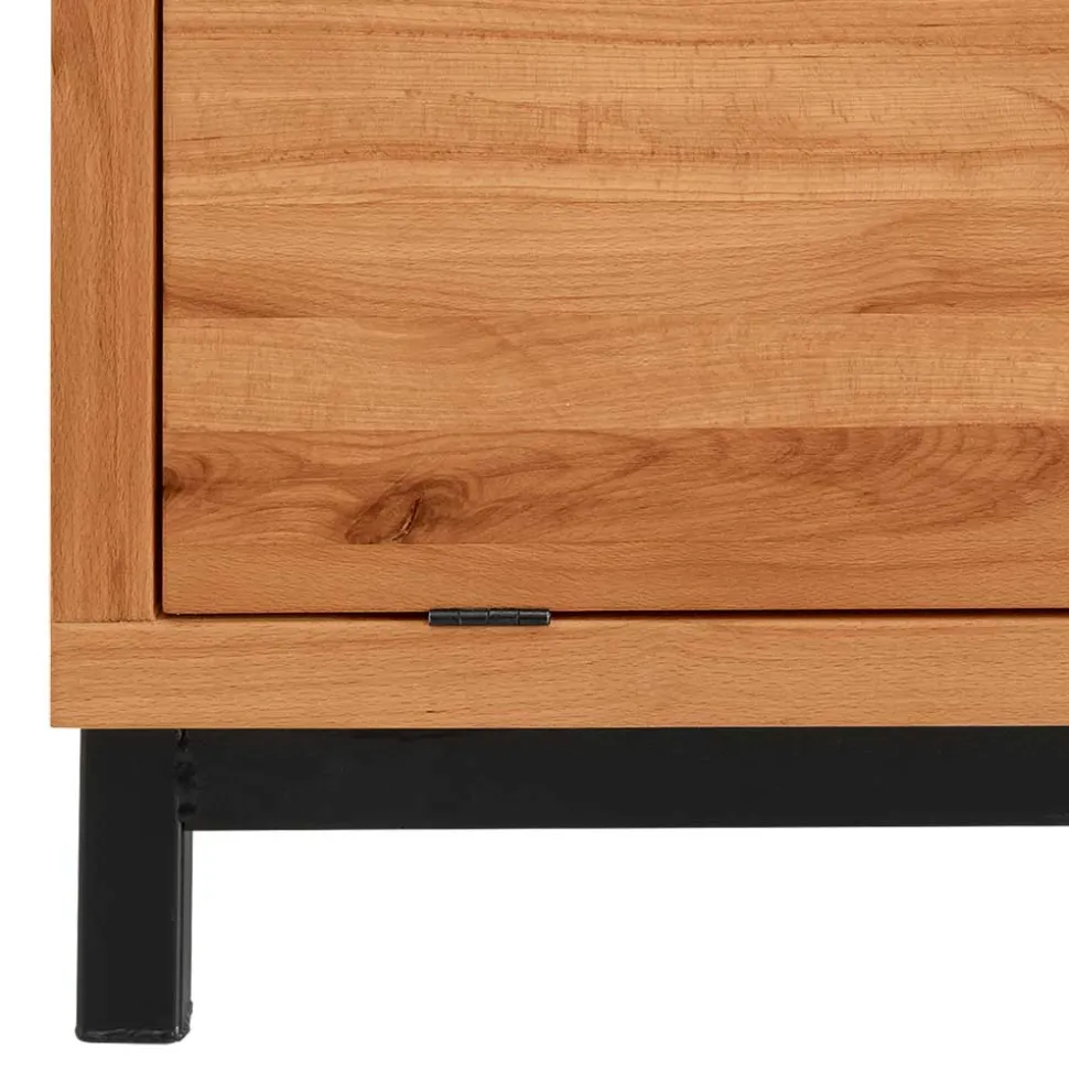 Schuhschrank aus Kernbuche & Eisen - Dimphi