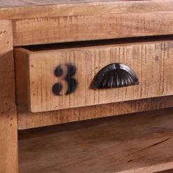 Schuhschrank aus Recyclingholz & Metall - Indri