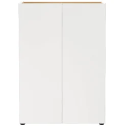 Schuhschrank in Weiß mit Eiche - Cooking