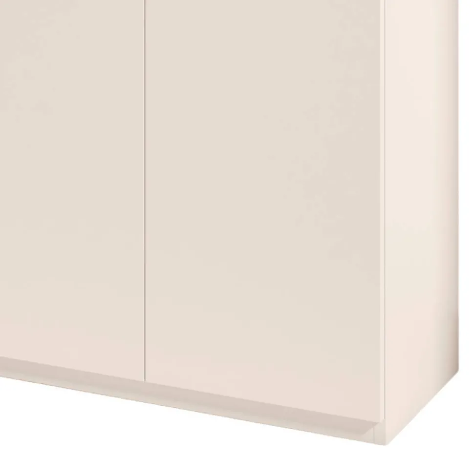 Schuhschrank in Weiß und Holzoptik Braun - Addara