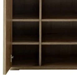 Schuhschrank in Wildeiche Optik & Grau - Baiamare