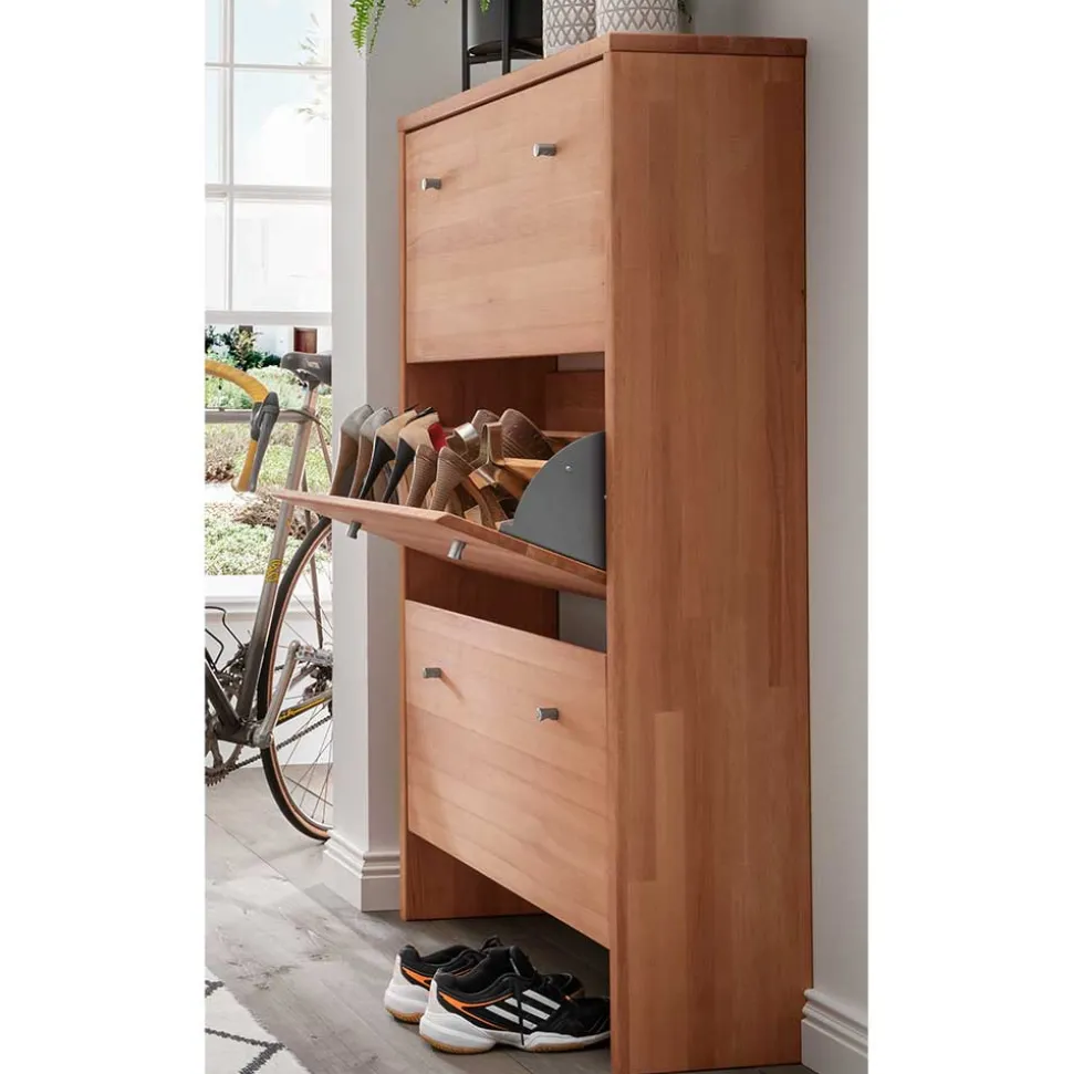 Schuhschrank mit drei Schuhklappen - Shimousa