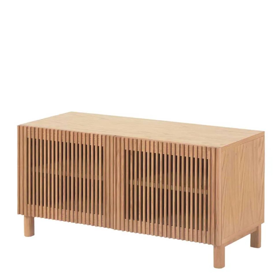 Schuhschrank mit Lamellen-Türen - Azuro