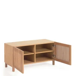 Schuhschrank mit Lamellen-Türen - Azuro