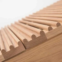 Schuhschrank mit Lamellen-Türen - Azuro