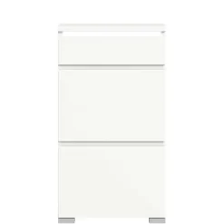 Schuhschrank mit Schublade und zwei Klappen - Dany