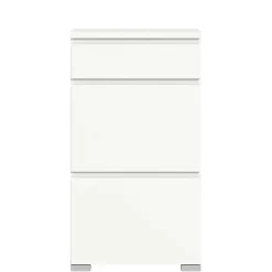 Schuhschrank mit Schublade und zwei Klappen - Dany