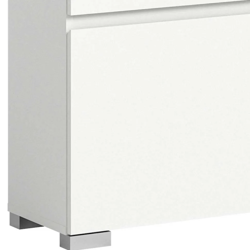 Schuhschrank mit Schublade und zwei Klappen - Dany