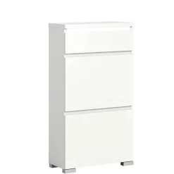 Schuhschrank mit Schublade und zwei Klappen - Dany