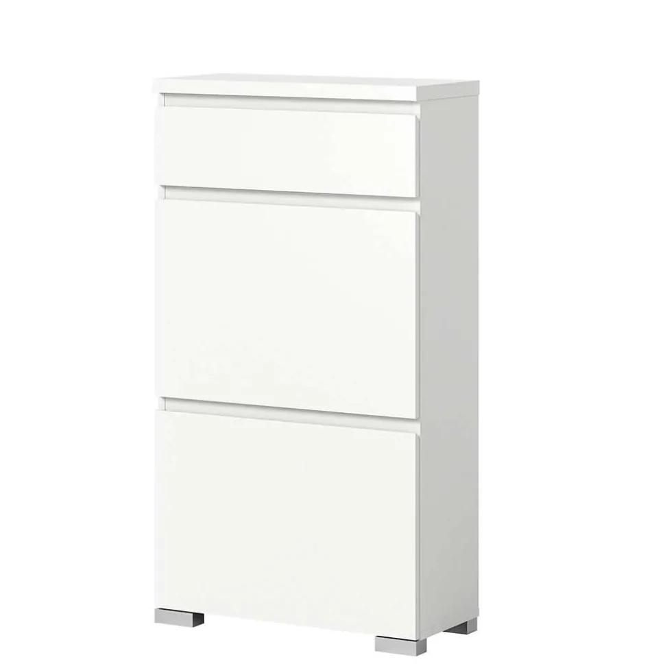 Schuhschrank mit Schublade und zwei Klappen - Dany