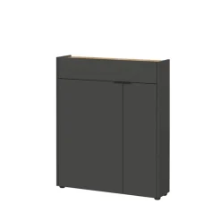 Schuhschrank und Spiegel Set - Sidgarus (zweiteilig)