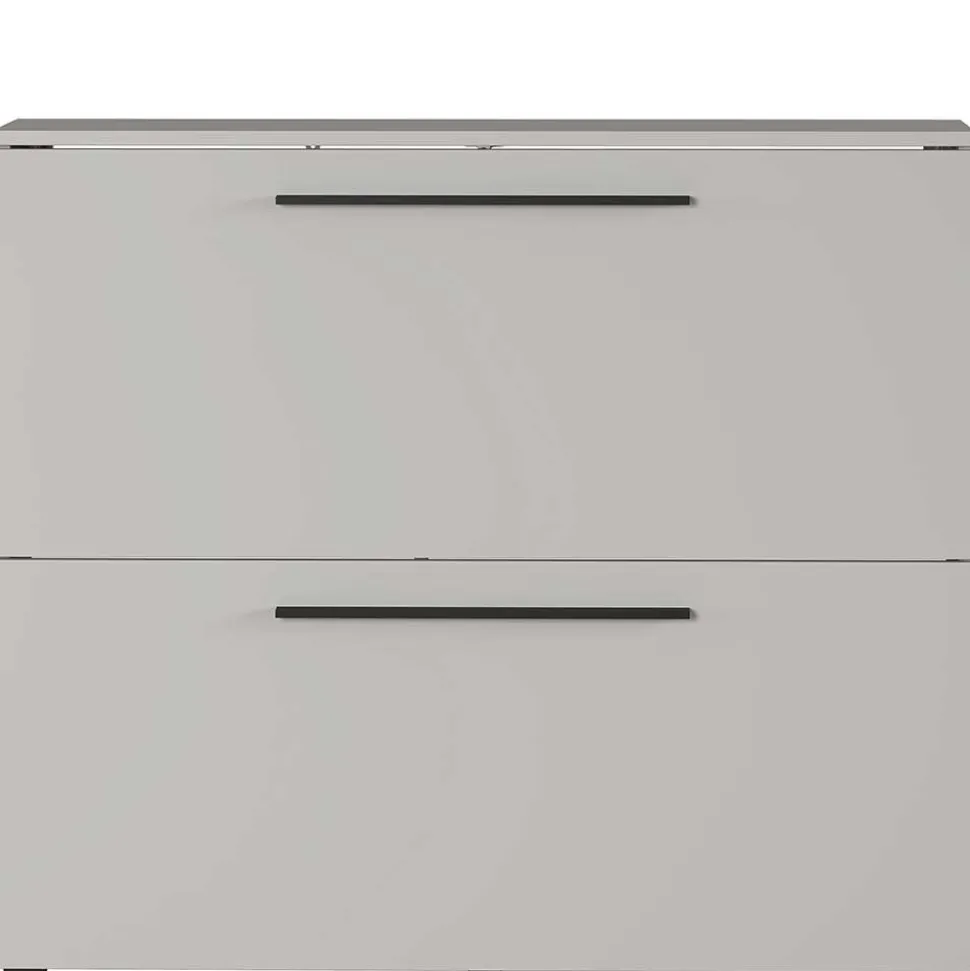 Schuhschrank zum Aufhängen in Hellgrau - Guaran