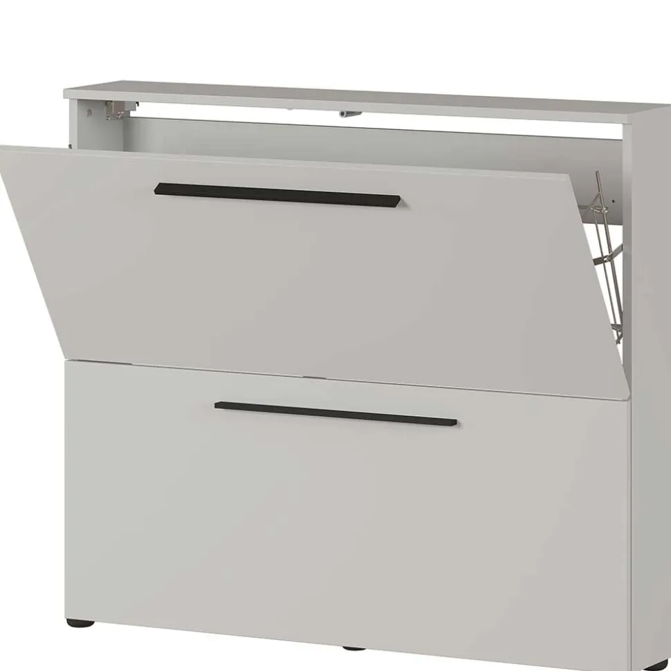 Schuhschrank zum Aufhängen in Hellgrau - Guaran