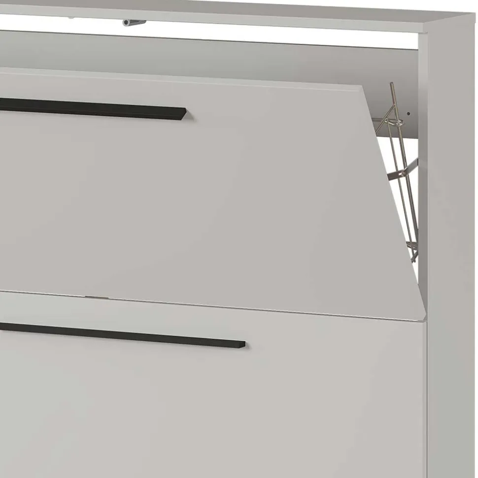Schuhschrank zum Aufhängen in Hellgrau - Guaran
