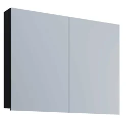 Schwarze Badezimmer Einrichtungsset - Gloriella (vierteilig)