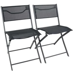 Schwarze Outdoor Essgruppe Set - Xenata (fünfteilig)