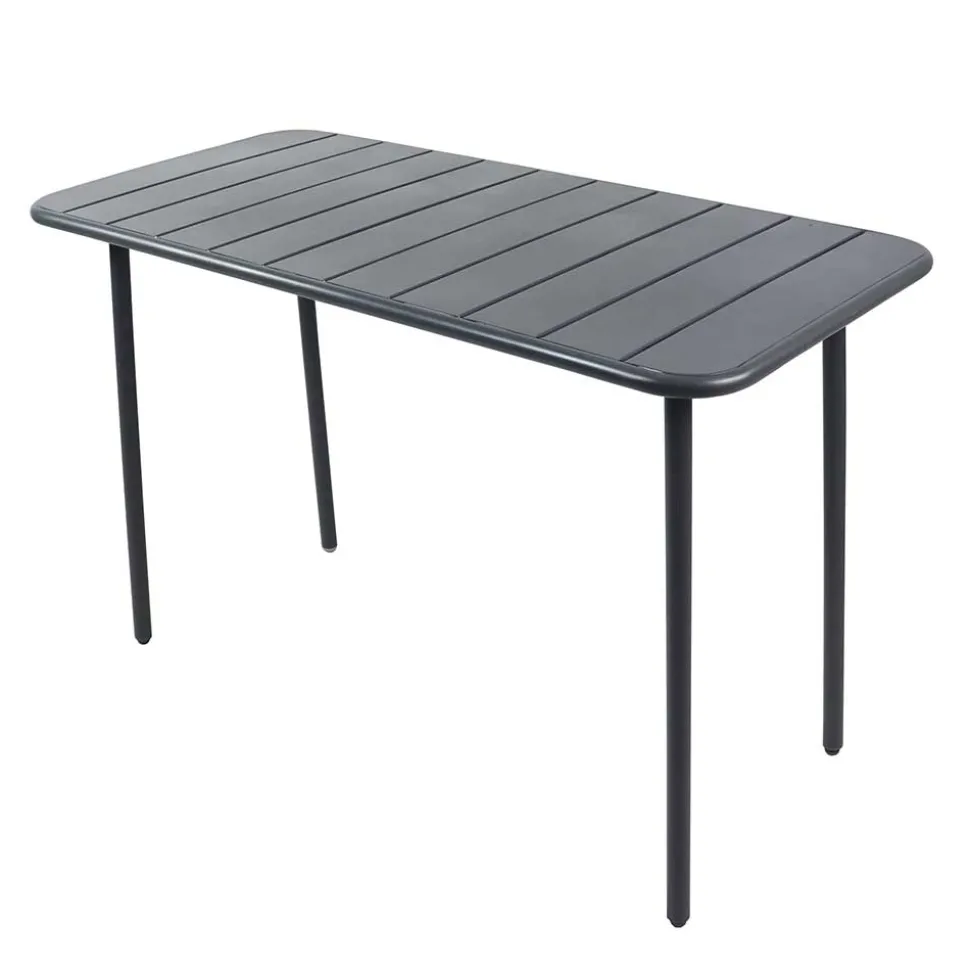 Schwarze Outdoor Essgruppe Set - Xenata (fünfteilig)