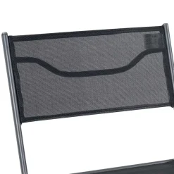 Schwarze Outdoor Essgruppe Set - Xenata (fünfteilig)