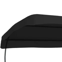 Schwarze Outdoorliege für zwei Personen - Valdi