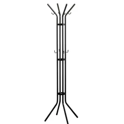 Schwarze Standgarderobe aus Stahl - Rubertus